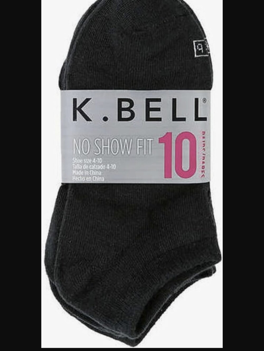 K.Bell No show Socks 10 Pairs